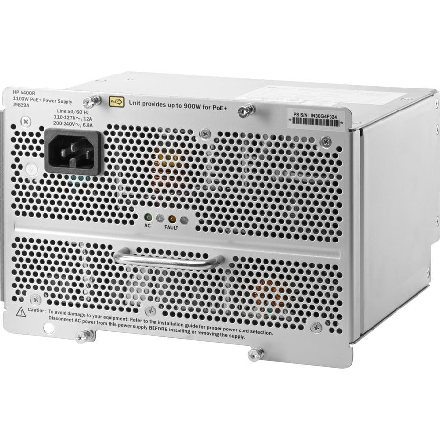 Alimentation HPE 5400R 1 100 W PoE+ zl2 J9829A#ABA