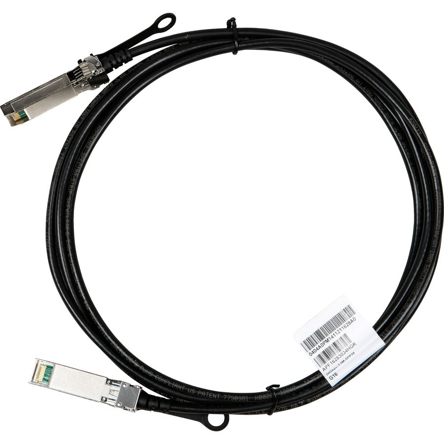 Câble en cuivre à connexion directe HPE X240 25G SFP28 vers SFP28 3 m JL295A