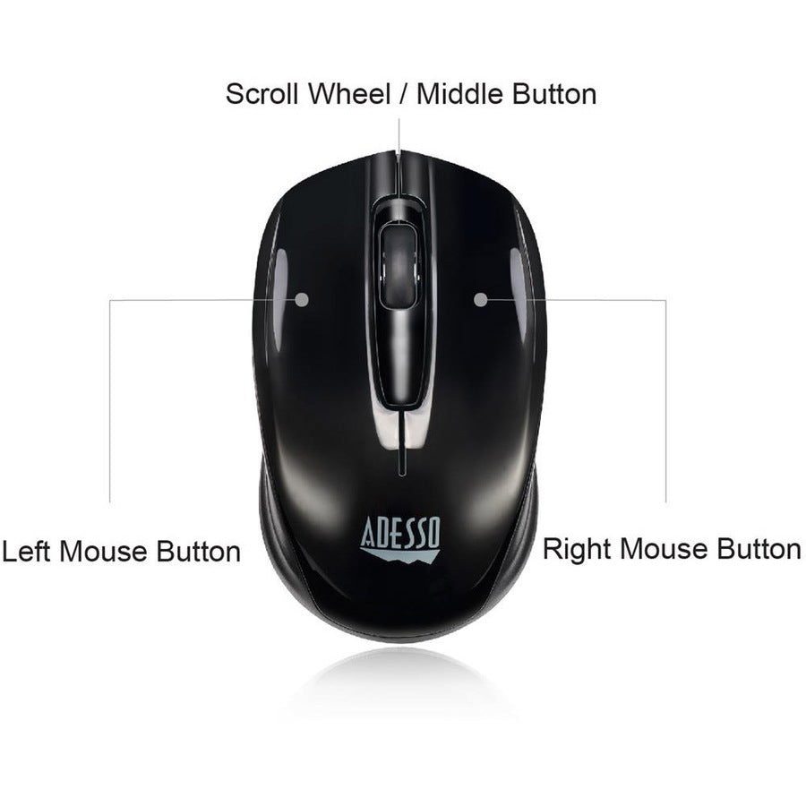 Adesso iMouse S50 - Mini souris sans fil 2,4 GHz IMOUSES50