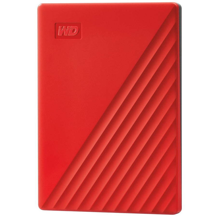 Disque dur externe portable WD My Passport WDBYVG0010BRD-WESN 1 To - Rouge WDBYVG0010BRD-WESN