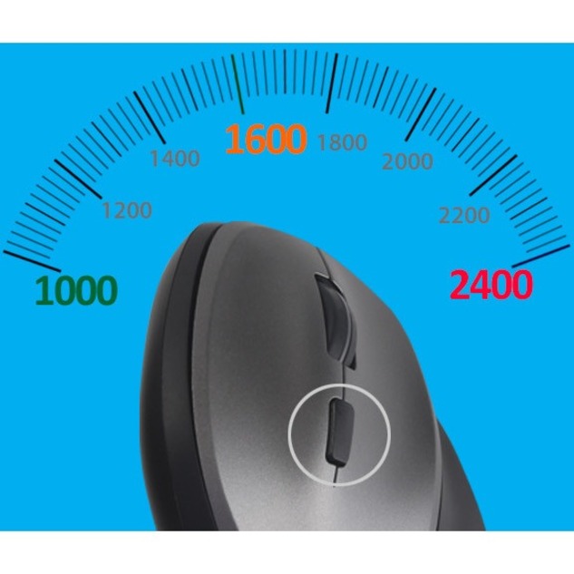 Souris ergonomique verticale sans fil antimicrobienne Adesso IMOUSE A20