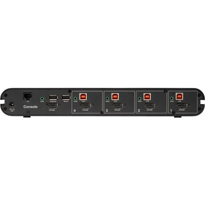 Commutateur KVM sécurisé universel Belkin de 2e génération, 4 ports à tête unique sans CAC F1DN104KVM-UNN4