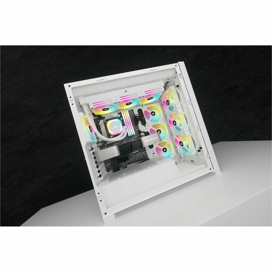 Refroidisseur liquide pour processeur Corsair iCUE LINK H150i RGB AIO - Blanc CW-9061006-WW