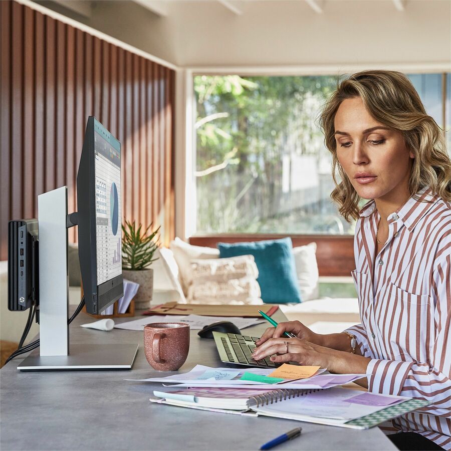Ordinateur de bureau HP Elite Mini 800 G9 - Intel Core i7 14e génération i7-14700T - Technologie vPro - 16 Go - SSD 512 Go - Mini ordinateur de bureau A12GSUT#ABA