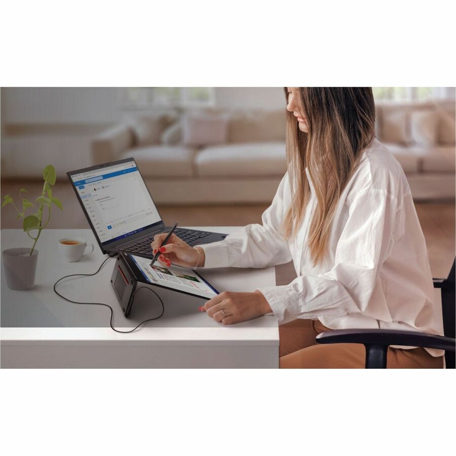 Lenovo ThinkVision M14t 14" (355.60 mm) Class LED Touchscreen Monitor - 16:10 - 6 ms 63FDUAR6US