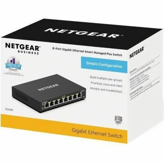 Commutateur Ethernet Netgear GS308E GS308E-400NAS