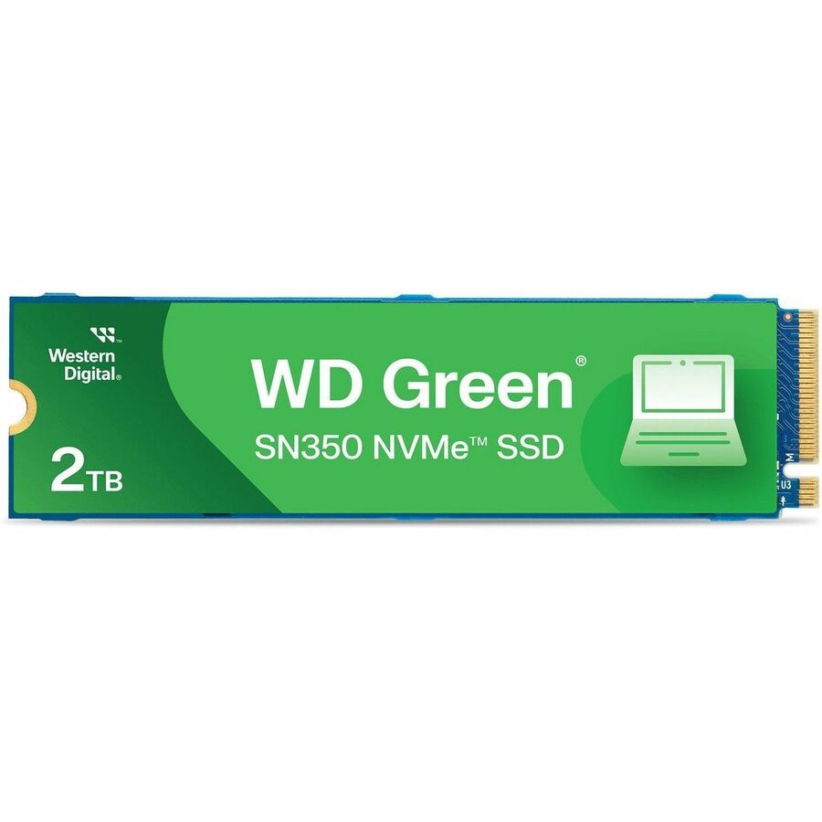Disque SSD WD Green SN350 WDS200T3G0C-00AZL0 2 To - M.2 2280 interne - PCI Express NVMe (PCI Express NVMe 3.0 x4) WDS200T3G0C-00AZL0