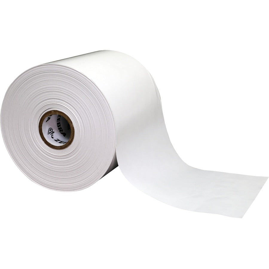Papier pour étiquettes Zebra 4 x 85 po, impression thermique directe, Zebra 8000D, sans doublure, noyau de 0,75 po, LD-R4LF5P