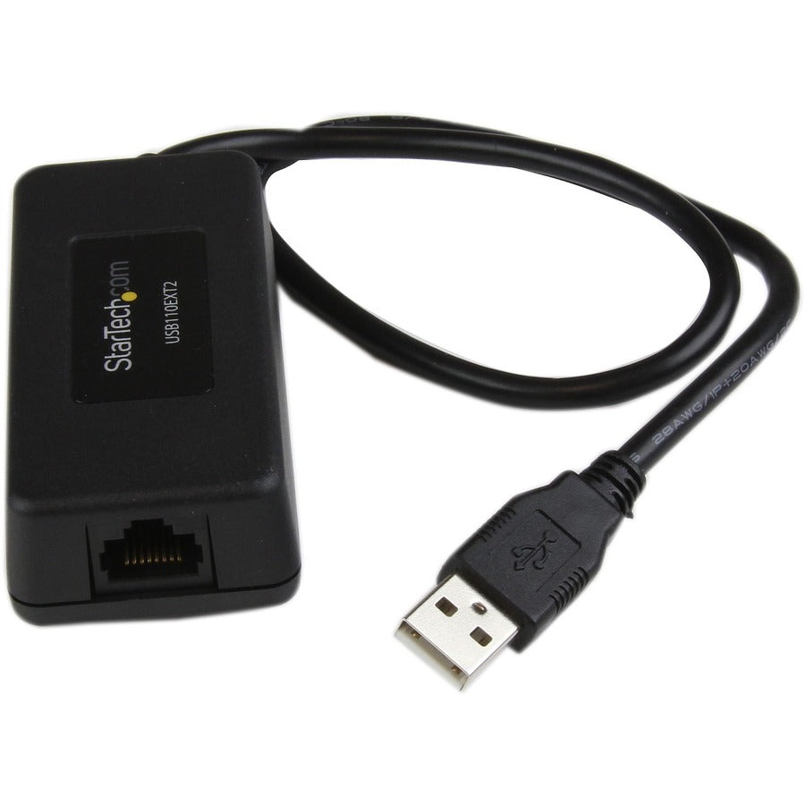 StarTech.com Rallonge Ethernet USB 1 port sur Cat5/Cat6 - jusqu'à 40 m (131 pi) USB110EXT2