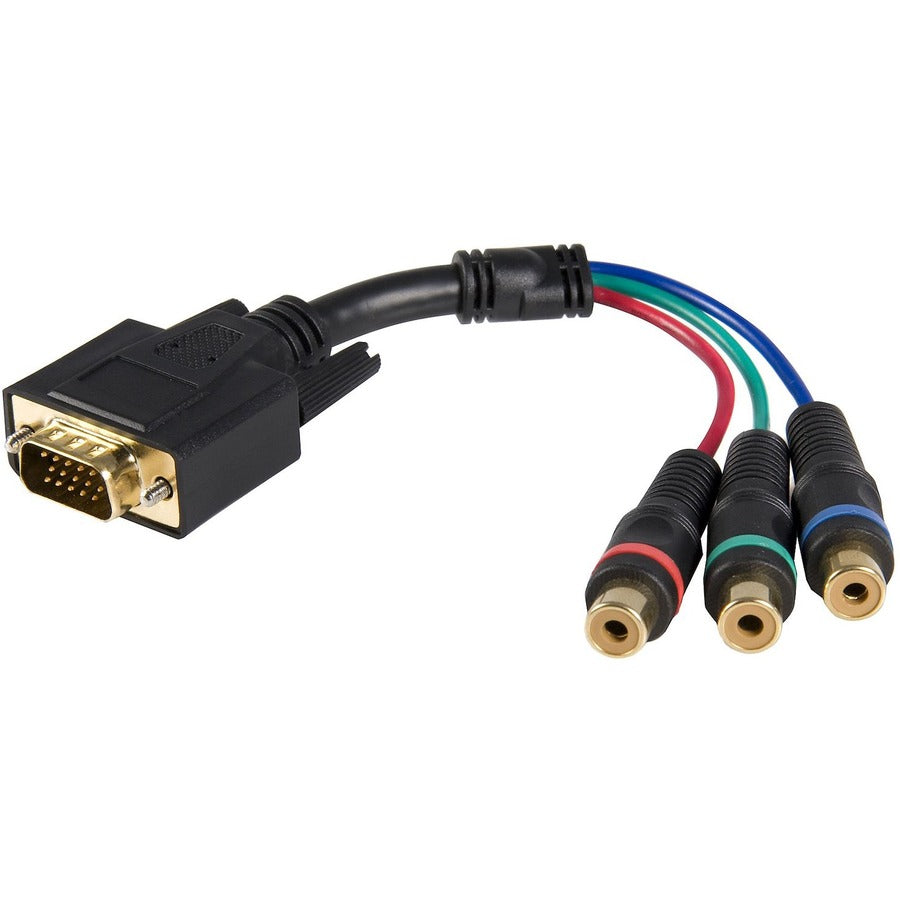 StarTech.com Adaptateur de câble - RCA breakout - HD15 (m) - composant (f) - 6 pouces HD15CPNTMF