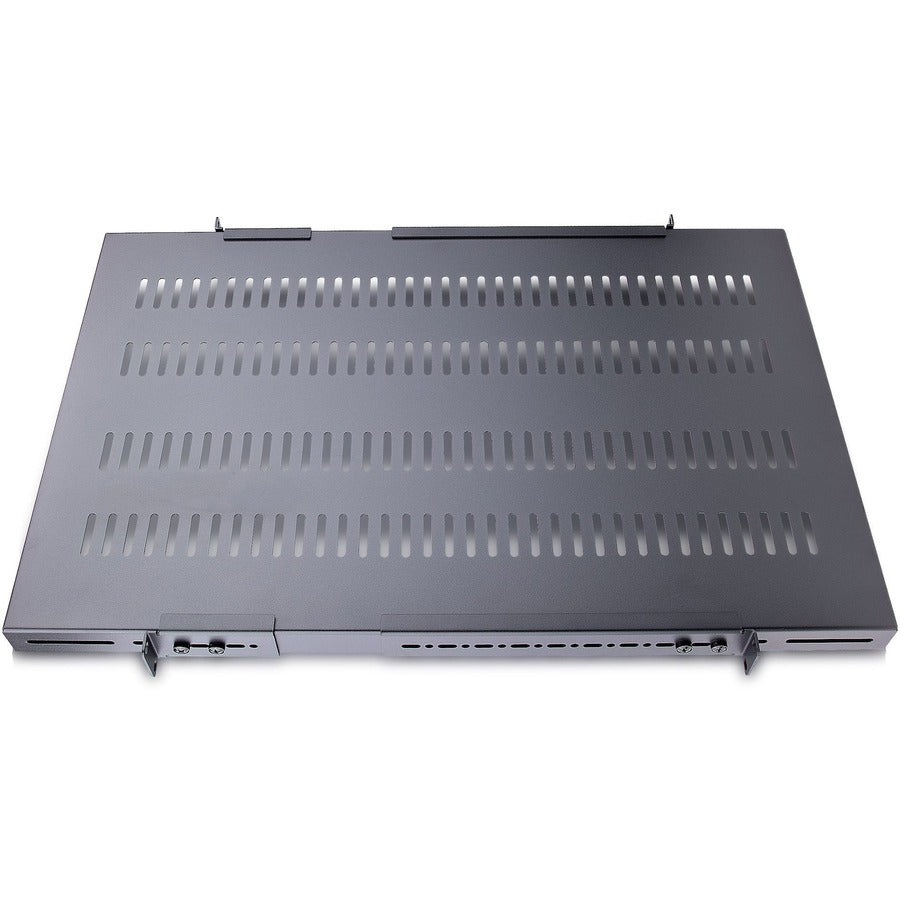 StarTech.com Étagère robuste ventilée à 4 montants 1U à profondeur de montage réglable - 27,5 po de profondeur ADJSHELFHDV2