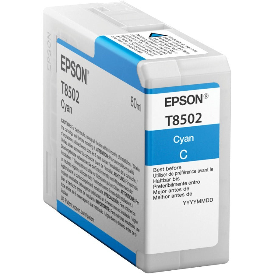 Epson UltraChrome HD T850 Original Inkjet Ink Cartridge - Cyan Pack T850200