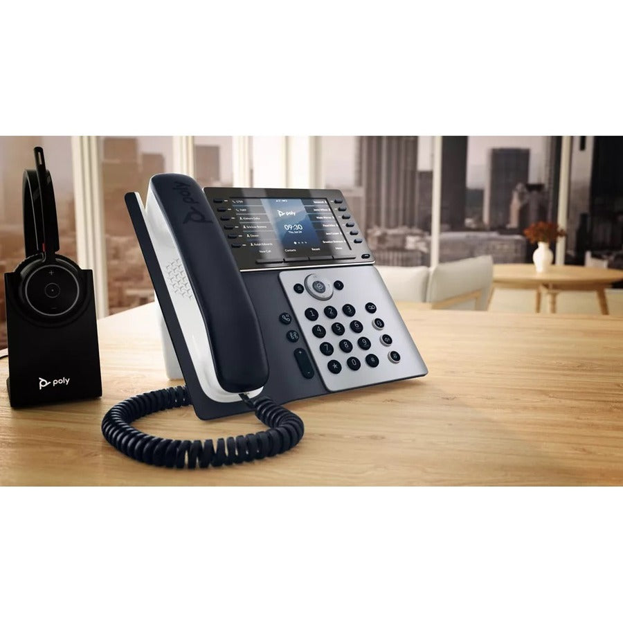 Téléphone IP Poly Edge E550 - Filaire - Filaire - NFC, Wi-Fi, Bluetooth - Bureau, Montage mural 2200-87050-025