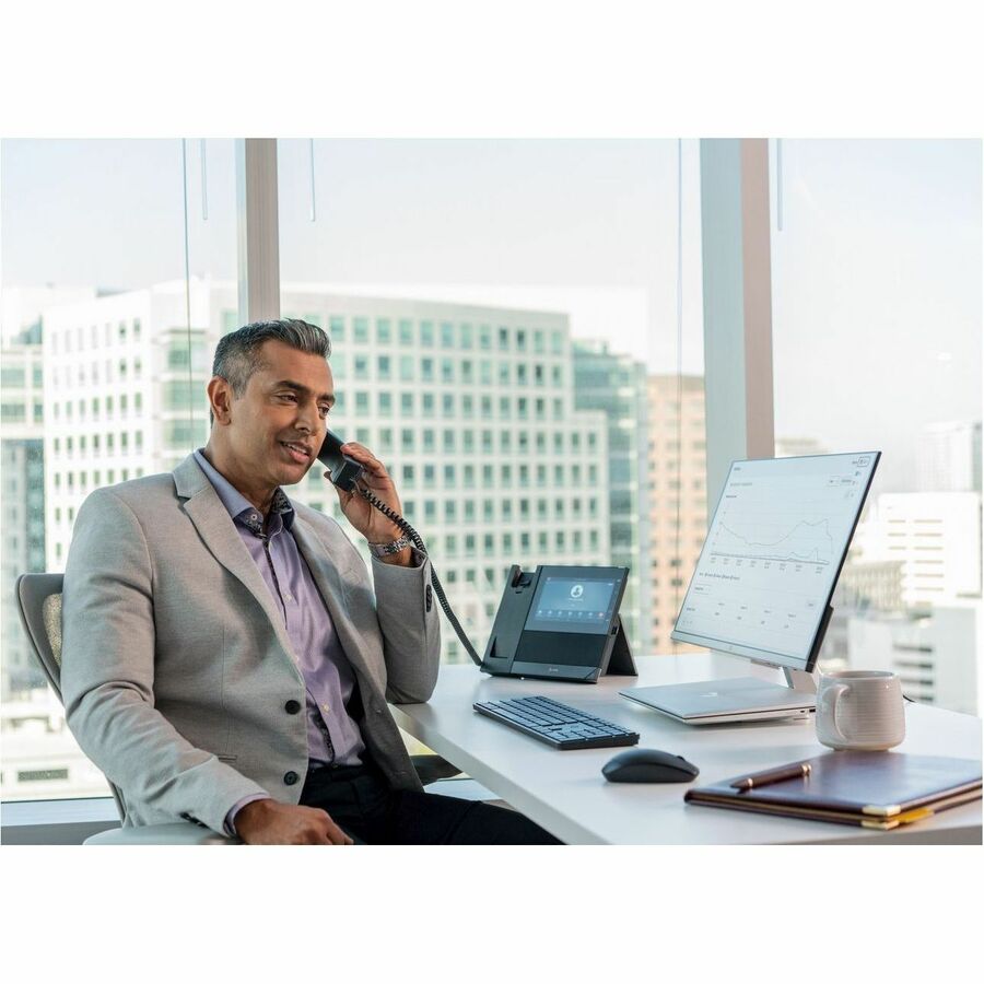 Téléphone IP Poly CCX 600 - Filaire - Filaire/Sans Fil - Wi-Fi, Bluetooth - Bureau - Noir 82Z84AA