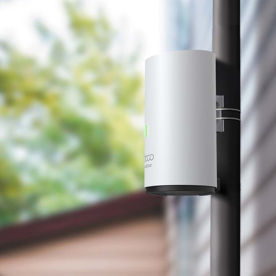 Routeur sans fil Ethernet Wi-Fi 6 IEEE 802.11ax Deco X50-Outdoor de TP-Link DecoX50-Outdoor1-pack