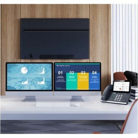 Téléphone IP Yealink MP58-WH-ZOOM - Filaire - Filaire - Bluetooth, Wi-Fi - Bureau - Gris classique MP58-WH-ZOOM