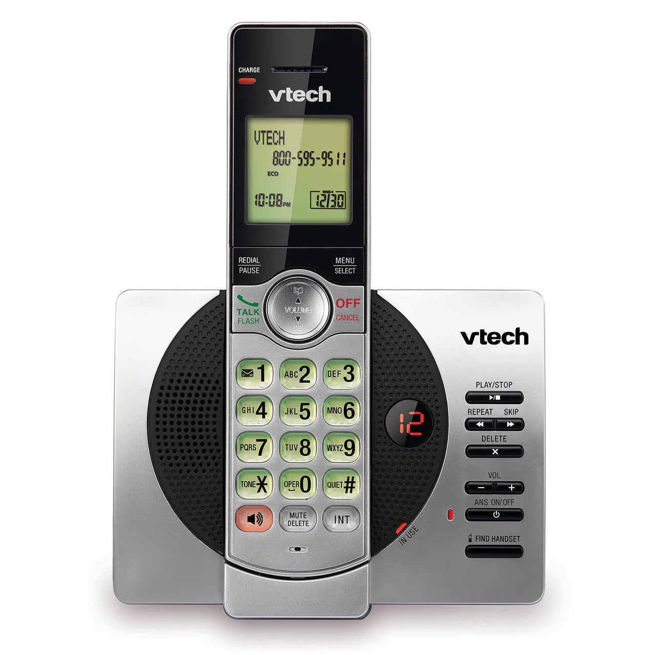 Système de réponse sans fil VTECH avec identification de l'appelant/appel en attente