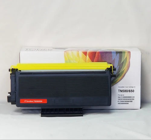Compatible Brother TN580 Black High Yield Toner Cartridge - Black - Balloon Brand
