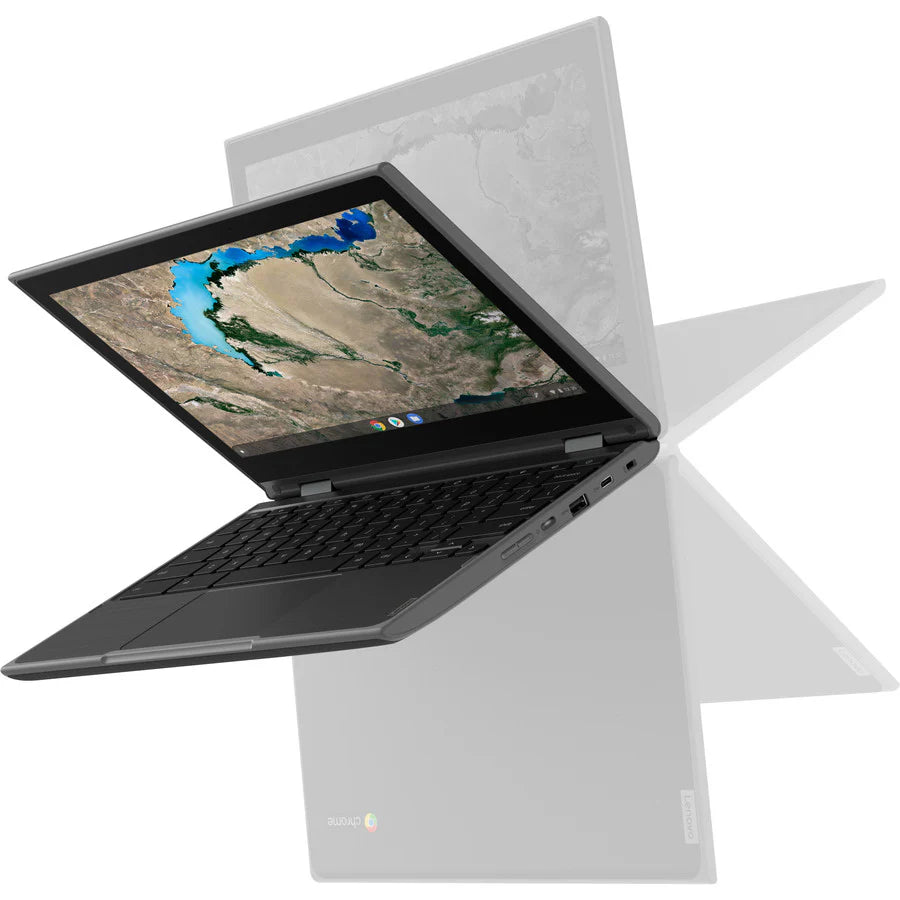 Ordinateur portable 2 en 1 Lenovo 300e Windows 2e génération 81M90061US 11,6" à écran tactile - HD - 1366 x 768 - Intel Celeron N4120 Quad-core (4 cœurs) 1,10 GHz - 4 Go de RAM - 64 Go de mémoire flash - Noir 81M90061US