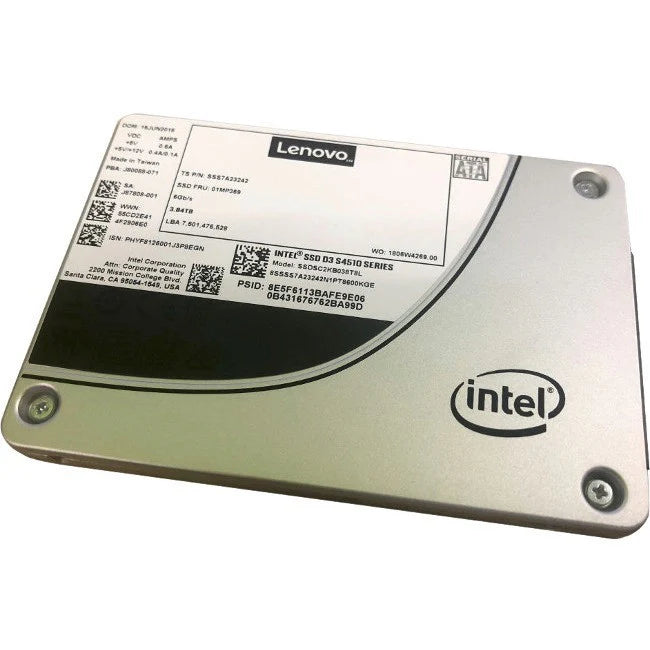 Lenovo D3-S4510 3.84 TB Solid State Drive - 3.5" Internal - SATA (SATA/600) - Read Intensive 4XB7A13629