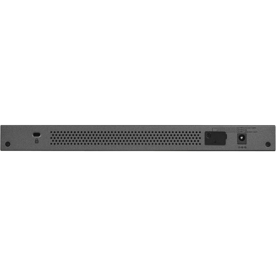 Commutateur Ethernet Gigabit non géré Netgear 16 ports 183 W PoE/PoE+ GS116PP-100NAS