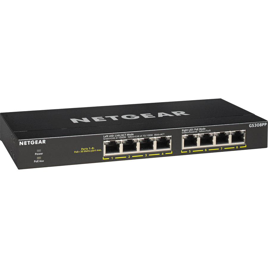 Commutateur Ethernet Netgear GS308PP GS308PP-100NAS