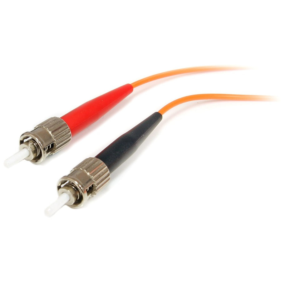 Câble à fibre optique StarTech.com de 1 m - Duplex multimode 62,5/125 - LSZH - MTRJ/ST - OM1 - Câble de raccordement à fibre optique MTRJ vers ST FIBMTST1