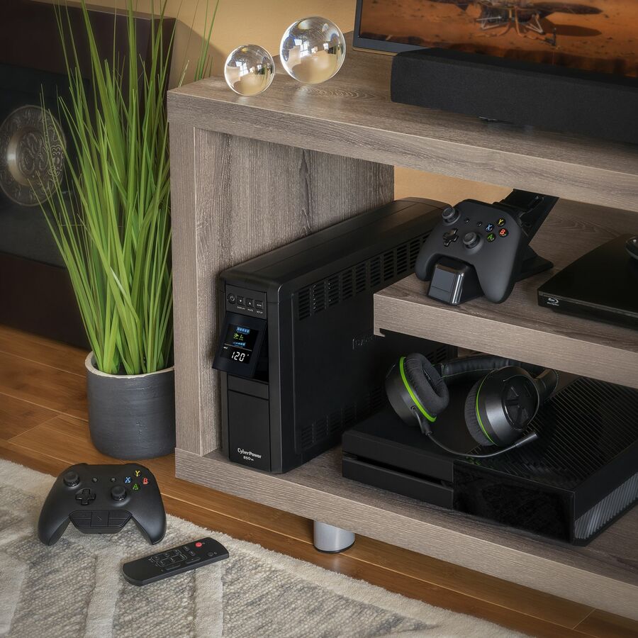 Systèmes d'onduleurs CyberPower CP850PFCLCD PFC Sinewave - Capacité : 850 VA/510 W CP850PFCLCD