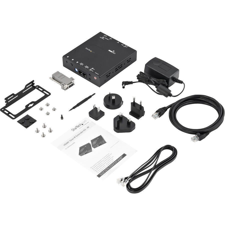 Récepteur HDMI 4K sur IP StarTech.com pour ST12MHDLAN4K - Extendeur vidéo sur IP avec prise en charge du mur vidéo - 4K ST12MHDLAN4R