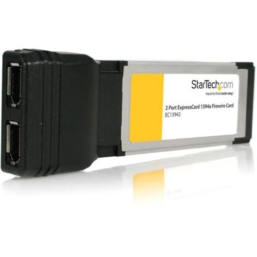 StarTech.com Carte Firewire ExpressCard IEEE-1394 à 2 ports - Carte adaptateur FireWire - ExpressCard/34 - Firewire - 2 ports EC13942