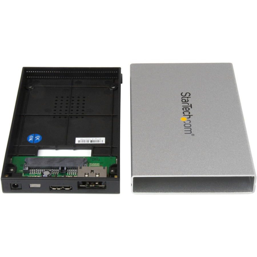 Boîtier pour disque dur externe StarTech.com 2,5" - Prend en charge UASP - eSATAp ou USB 3.0 - Aluminium - Boîtier eSATA - SSD/HDD S251SMU33EP