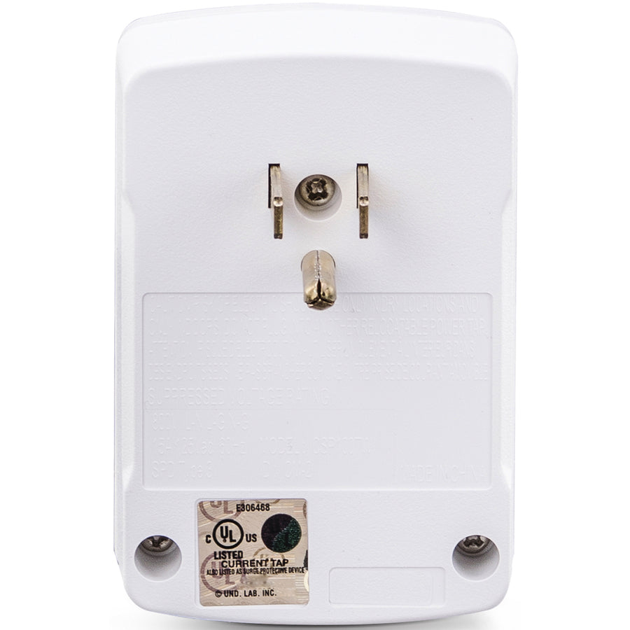 Parasurtenseur professionnel CyberPower CSP100TW à 1 prise avec prise RJ-11 et prise murale - Boîtes marron unies CSP100TW