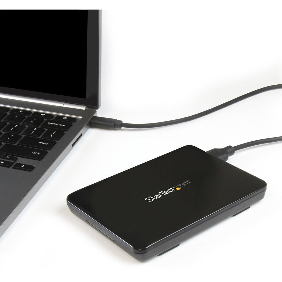 Boîtier pour disque dur externe USB-C 2,5" StarTech.com - USB 3.1 Type C - Sans outil - Boîtier pour disque dur externe - Boîtier pour disque dur SSD USB C S251BPU31C3