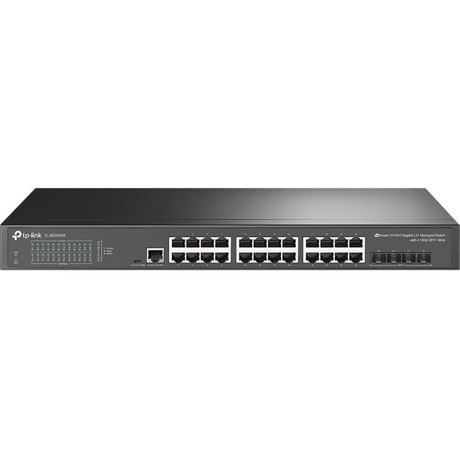 TP-Link JetStream 24-Port Gigabit L2+ Managed Switch with 4 10GE SFP+ Slots TL-SG3428X