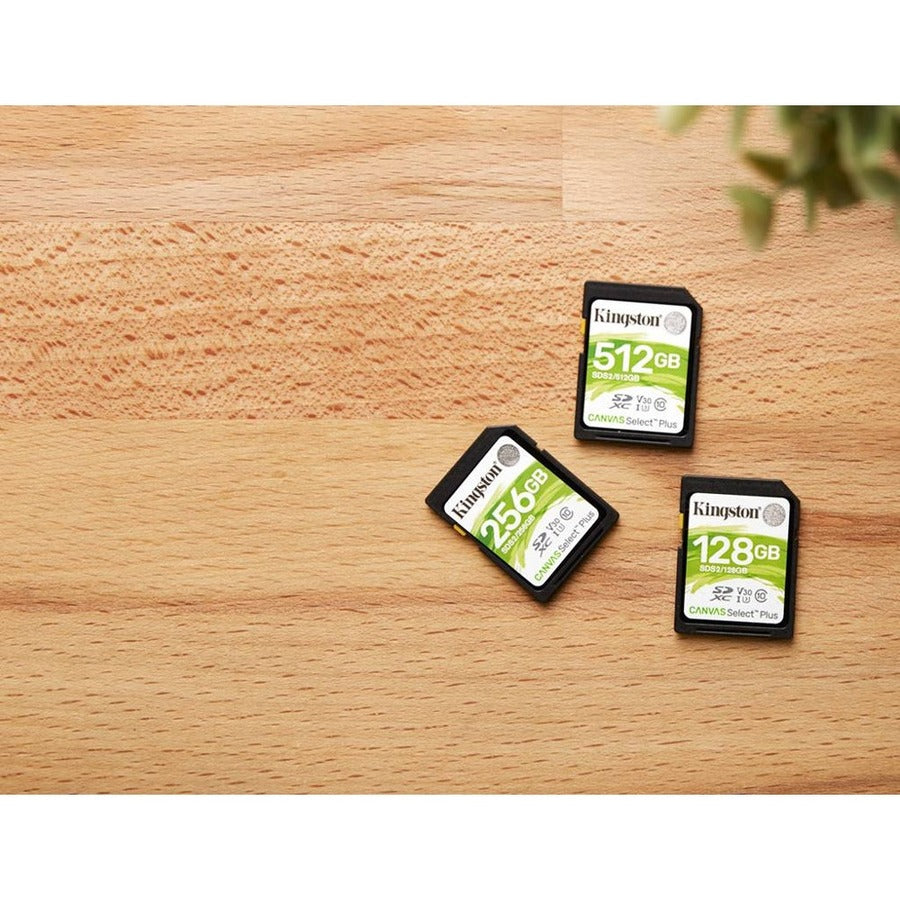 Kingston Canvas Select Plus 512 GB Class 10/UHS-I (U3) SDXC - 1 Pack SDS2/512GB