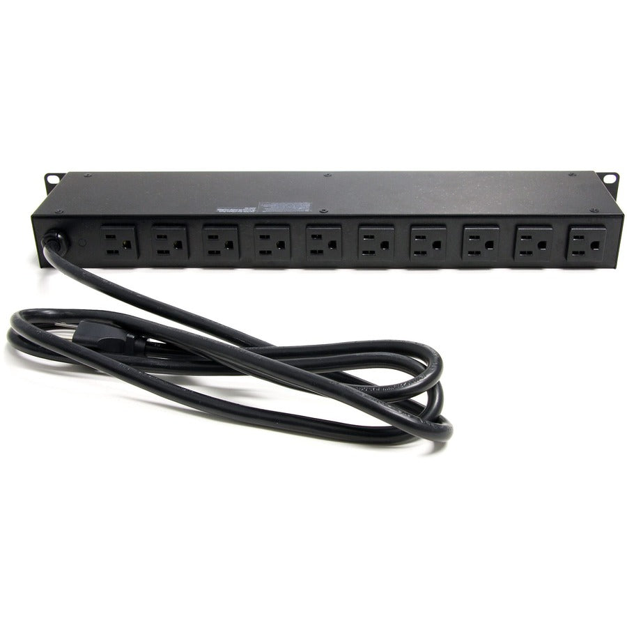 Star Tech.com PDU à montage en rack avec 16 prises et protection contre les surtensions - Unité de distribution d'alimentation 19 pouces - 1U RKPW161915