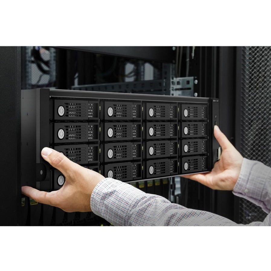 Boîtier de disque dur SATA/600 QNAP TL-R1620SEP-RP - Interface hôte mini-SAS HD - Montable en rack 3U TL-R1620SEP-RP-US