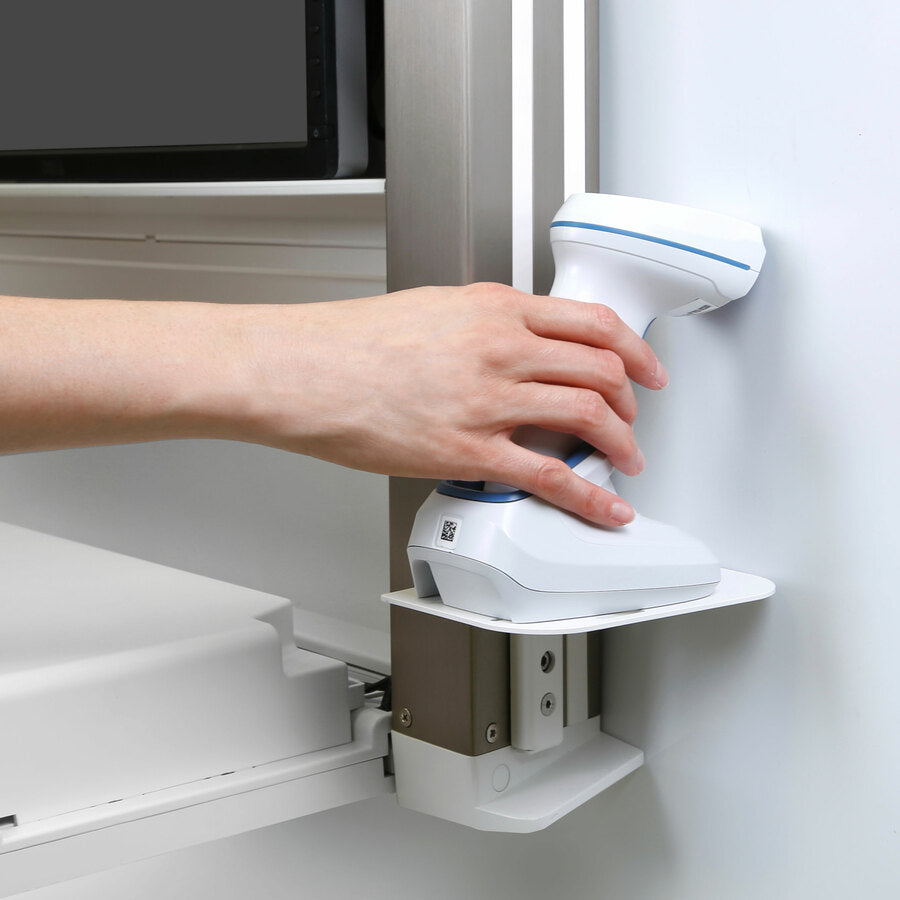 Ergotron Mounting Shelf for Scanner, Enclosure - Snow White 98-424-030