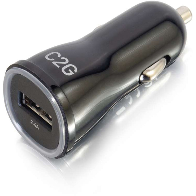 Chargeur de voiture USB 1 port C2G, sortie 2,4 A 21068