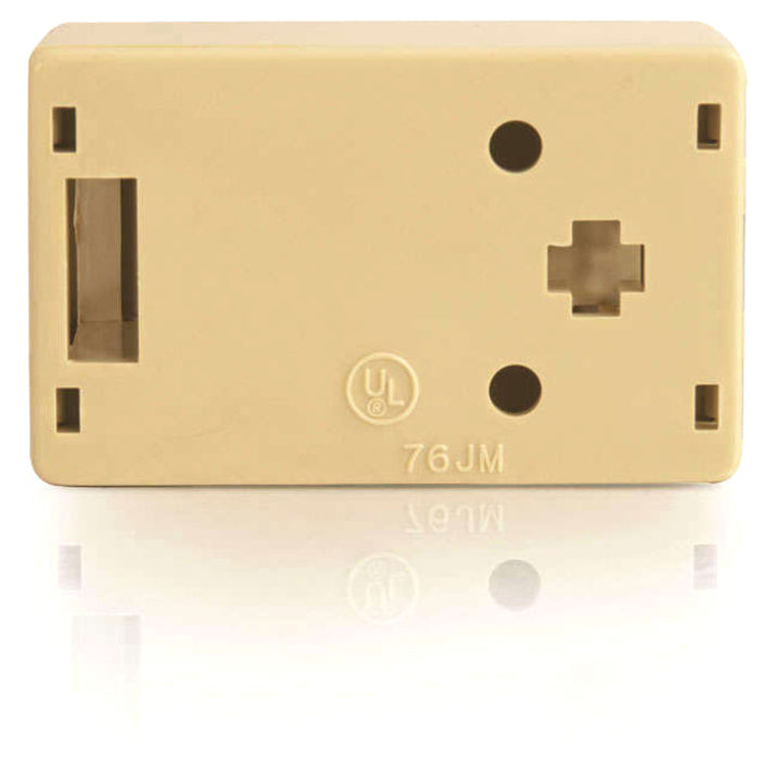 C2G 1 Socket Keystone Jack Surface Mounting Box 03830