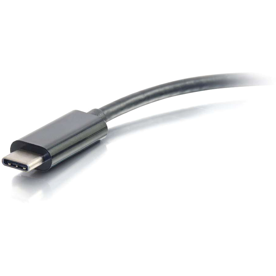 C2G USB C Ethernet and 3 Port USB Hub - Black 29747