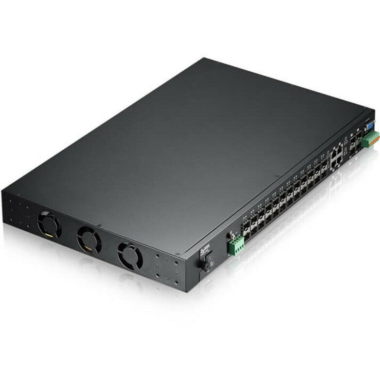 Commutateur Ethernet Gigabit de couche 2 de classe Telco ZYXEL MGS3520-28FDC