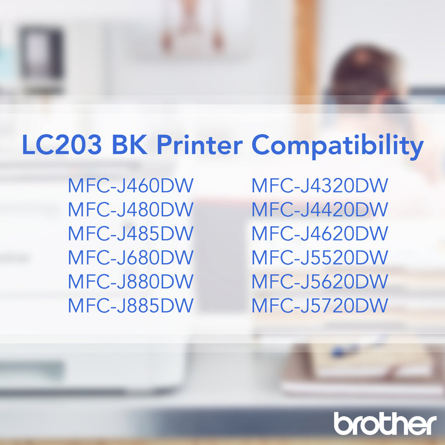 Brother Innobella LC2032PKS Original High Yield Inkjet Ink Cartridge - Black - 2 / Pack LC2032PKS