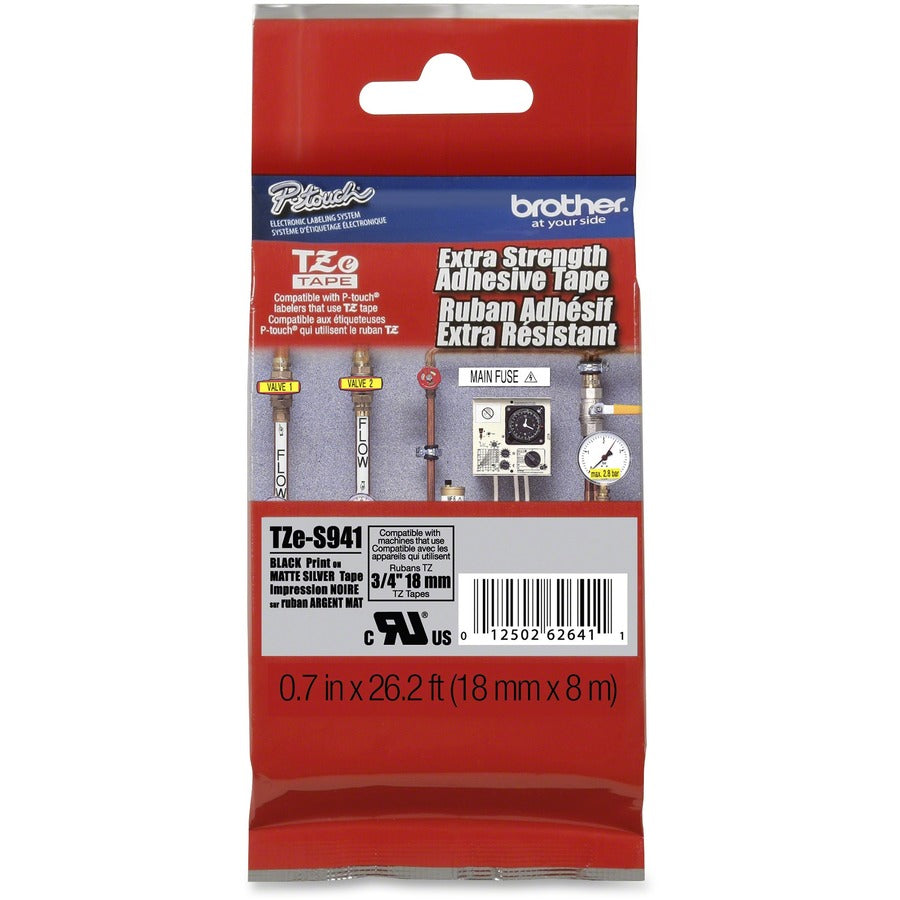 Brother Extra Strength Adhesive 3/4" Lamntd Tapes TZE-S941