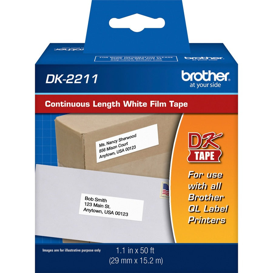 Brother Continuous Length White Film DK Tape DK2211