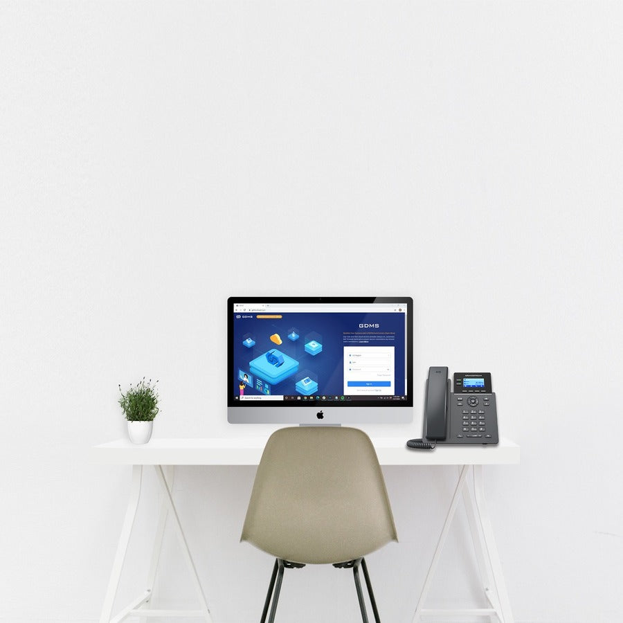 Grandstream GRP2602W IP Phone - Corded - Corded/Cordless - Wi-Fi - Wall Mountable, Desktop GRP2602W