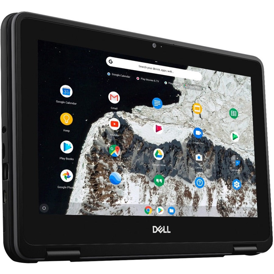 Dell Chromebook 11 3000 3100 Chromebook 2 en 1 tactile 11,6" - HD - 1366 x 768 - Intel Celeron N4020 Dual-core (2 Core) 1,10 GHz - 8 Go RAM - 32 Go Mémoire Flash - Noir NTTW2