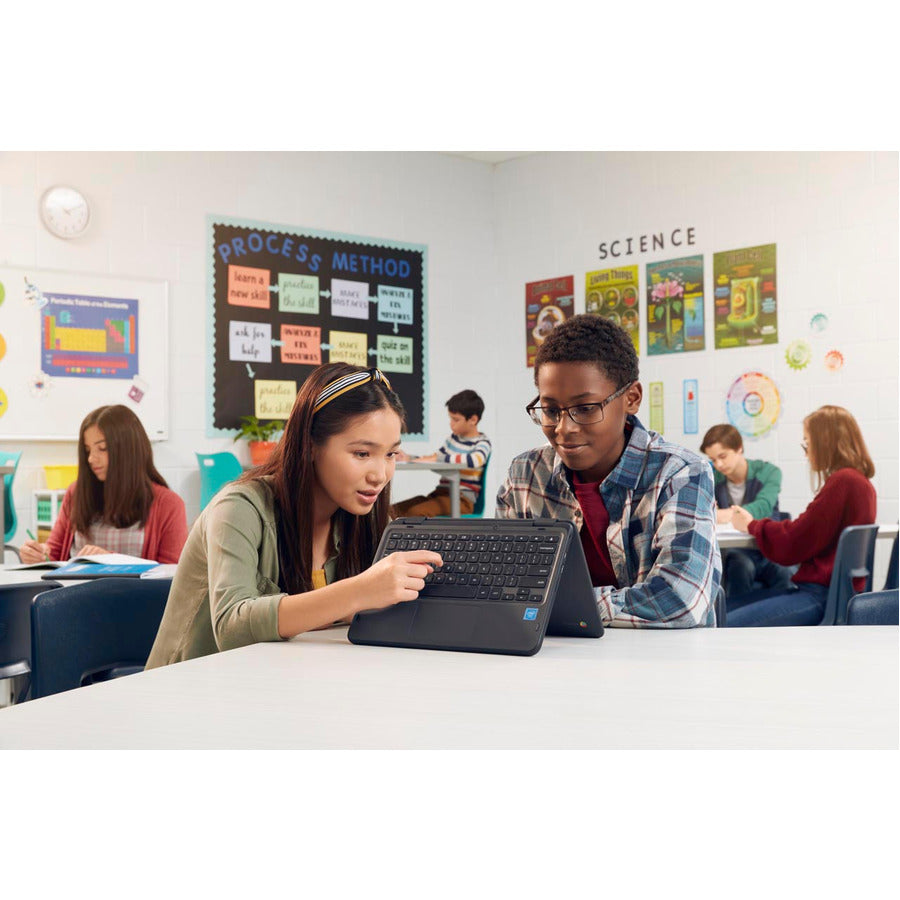 Dell Chromebook 11 3000 3100 Chromebook 2 en 1 tactile 11,6" - HD - 1366 x 768 - Intel Celeron N4020 Dual-core (2 Core) 1,10 GHz - 8 Go RAM - 32 Go Mémoire Flash - Noir NTTW2