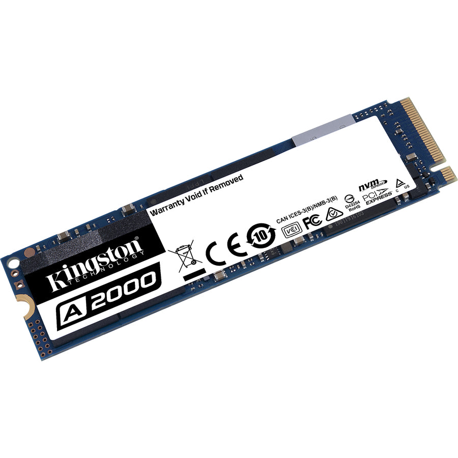Kingston A2000 500 GB Solid State Drive - M.2 2280 Internal - PCI Express (PCI Express 3.0 x4) SA2000M8/500G