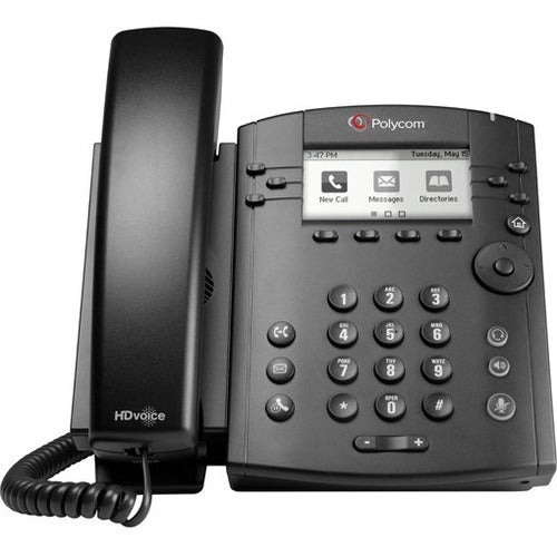 Poly VVX 311 IP Phone - Corded - Desktop - Black 2200-48350-019